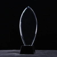 AOOKMIYA Customized Transparent Crystal Trophy, Five-Star, Creative Awards Ceremony, Competition Event, Craft Gift, Home Decorations, 1Pc