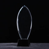 AOOKMIYA Customized Transparent Crystal Trophy, Five-Star, Creative Awards Ceremony, Competition Event, Craft Gift, Home Decorations, 1Pc