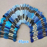 AOOKMIYA 100% Cotton High Quality Cross stitch Floss Embroidery thread  Cross Stitch Embroidery Hand Knitting Sewing Weaving 8m 447 color