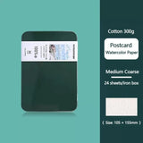 AOOKMIYA High Quality A6 Rough-grained Watercolor Paper Cotton Travel Postcard Tin Box Artist Portable Sketch Supplies  AOOKMIYA.COM