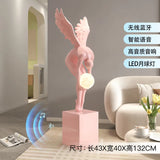 AOOKMIYA Home Decor Abstract Angel Figure Statues Floor Decor Nordic Living Room Large Welcome Sculpture Art Ornaments Housewarming Gifts
