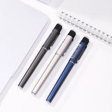 Deli 3pcs 0.5mm Black Ink Gel Pen Signing Pen School Student Supplies Office Supplies Stationery Office Pen