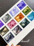 canada ROCKWELL mineral watercolor pigment  12 color solid travel magic  Acuarela artist beginner art supplies student supplies
