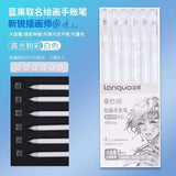 198/6 PCS Drawing Highlighter Morandi Gel Pen Student Diary Scrapbook Painting DIY Gel Pen Office School Supplies Stationery