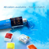Artists Solid Watercolor Pigments Picasso Tubular Color Block Beginners Hand Painting Materials Art Students Sketching Supplies