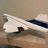 AOOKMIYA ART+ Creative Gifts IN stock 2083 pieces of MOC10318 Concorde aircraft large creative decoration puzzle ornaments, boys' birthday holiday gifts