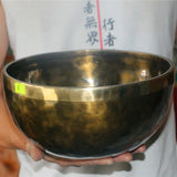 AOOKMIYA Large Brass Tibetan Bowls Alchemy Singing Bowls Handmade Percussion Sound Healing Meditation Spiritual Instruments for Yoga AOOKMIYA.COM