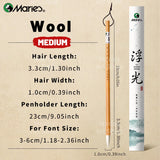 AOOKMIYA Marie's 1pc Chinese  Calligraphy Brush,Jianhao/Wolf Hair/Wool for Painting,Writing,Official Script,Regular Script,Cursive Script
