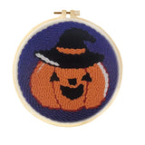 AOOKMIYA Punch Needle Embroidery Starter Kits Punch Needle Tool Threader Fabric Embroidery Hoop Yarn Rug Punch Needle 20x20cm Diy Gift