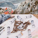 Schincke 2024 New Color Artist's Organic Nature Series Tubular Watercolor Pigment Good Diffusivity Stable Color  Water Colours