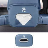 AOOKMIYA Car Tissue Box Car Armrest Box Tissue box Hanging Tissue Bag Interior Modification Product Suitable For2024-2025 BYD Plus/UP/Pro