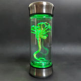 AOOKMIYA Alien Glow Jar Xenomorph Specimen Facehugger Embryo Glass Jar Movie Prop Replica Home Decor Desktop Crafts Sculpture Decoration