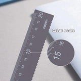 Deli 4pcs Metal Ruler for School Kids Measure Drawing Multi-Function Rulers Straight Protractor Triangular Rulers Set
