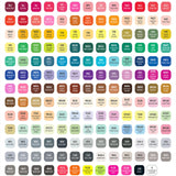AOOKMIYA 100ML 168 Colors Marker Replenishing Liquid Universal Filling Ink Oily Alcohol Color Marker Ink Filling Liquid Art Supplies