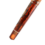 A76F-Moonman M800 Resin Fountain Pen Exquisite Acrylic Writing Inl Pen Golden Clip F Nib 0.5Mm Office School Stationery Gift Pen