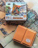 NEW ROMAN SZMAL ARTISTS MINI metal box 8 half pans SOLID WATERCOLORS  set for urban sketchers acuarela