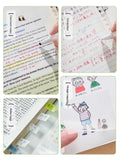 Office Transparent Sticky Notes Student Notebook Stickers Error Correction Stickers  Cute Sticky Notes  Tabs Sticky Notes
