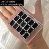 AOOKMIYA 2022 New Color Russian White Night Precipitation Color 15 Color Watercolor Paint White Night Artist-level Painting Art Supplies