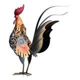 TOOARTS Metal Sculpture Carved Iron Rooster Home Decoration Articles Crafts Animal Ornaments