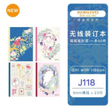 Japan KOKUYO Illustrator Book Designer Collection Student Notebook Set New Creative Theme Pattern Meeting Journal Notebooks