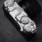 New Metal Finger Handle for Fuji XM5 Retro Anti Slip Diamond Pattern Hot Shoe Thumb Grip Camera Accessories