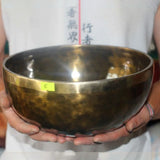AOOKMIYA Large Brass Tibetan Bowls Alchemy Singing Bowls Handmade Percussion Sound Healing Meditation Spiritual Instruments for Yoga AOOKMIYA.COM