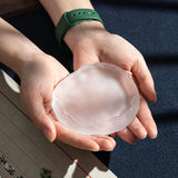 AOOKMIYA Watercolor Palette Chinese Calligraphy Ink Plate Ink Pool Brush Glazed Glass Holder Painting Nail Color Mixing Art Supplies