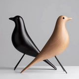 AOOKMIYA ART+ Creative Gifts TingKe Nordic simple ins wooden bird ornaments creative home decoration wood solid wood bird crafts housewarming birthday gift