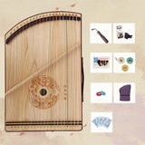 AOOKMIYA 21 Strings Guzheng Professional Chinese Traditional Musical Stringed Instruments Children Learning Portable 13 String Guzheng AOOKMIYA.COM