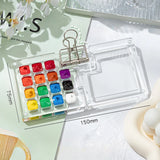 AOOKMIYA Acrylic Mini Watercolor Palette Empty 8/15 Grid Portable Paint Box Travel Painting Watercolor Packaging Paint Tray Art Supplies