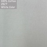 AOOKMIYA 100% Cotton Evenweave 32CT 28CT 25CT 22CT Cross Stitch Embroidery Canvas Fabric Cloth White Shiny Linen Flaxen Beige Brown Color