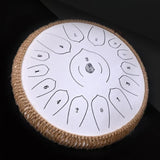 AOOKMIYA Carbon Steel Hollow Drum 13 Inch 15 Tone Steel Tongue Drums Anti-slip and Shock-proof Children Practice Percussion Instruments AOOKMIYA.COM