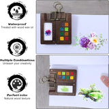 AOOKMIYA Hot Selling Portable Handmade Walnut Watercolor Palette Set with 8/15 Palettes, Very Suitable for Back to School Season  AOOKMIYA.COM