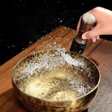 Nepalese Full Moon Chanting Healing Bowl Set Brahman Meditative Meditative Bowl Bronze Percussion Instruments Singing Bowl