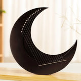 AOOKMIYA 8 11 15 Strings Lyre Harp Creative Moon Lyre Stringed Instruments Portable Beginner harps professional Musical Instrument Gifts AOOKMIYA.COM