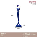 Hotel Lobby Large Figure Floor Ornaments Sales Office Model Room Window Abstract Art Soft Decoration Sculpture