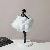 Creative Art Ballet Girl Resin Statues Ornament Living Room Porch Hotel Lobby Large Floor Sculpture Decoration Modern Home Decor