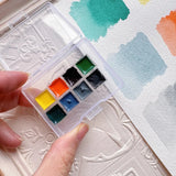 AOOKMIYA Winsor & Newton New Replica 8-color Watercolor Paint Subpackage 0.3/0.5/1ML Professional Artist Painting Watercolor Art Supplies