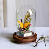 AOOKMIYA ART+ Creative Gifts Butterfly Specimens Plant Specimens Dried Flowers Handmade Ornaments Insects Home Immortal Flowers Display Gifts Micro Landscape