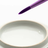 AOOKMIYA 4/6pcs Watercolor Brush Set Nylon Hair Round Head Flat Head Purple Green Rod Brush Art Students Special Painting Supplies