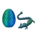 3D Printed Dragon Egg Dragon Gift Set Gemstone Ornament Full Articulated Crystal  Collectible Statue for Home Decor decoracion