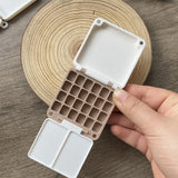 AOOKMIYA Portable Watercolor Palette Empty Collapsible Paint Box Student Travel Painting Sketching Paint Tray Artist's Art Supplies