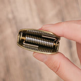 Vintage Metal Clip Office Manual Binder Bill Holder Children's Wide Mouth Folder Multifunctional Storage Clip Invoice Clip