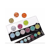 90 Color Pearl Handmade Solid Watercolor Pigment Gold Silver Low Gloss Single Disc Student Painting Supplies Art Supplies（2）