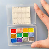 AOOKMIYA Holbein New Ancient Color Watercolor Paint 48 Colors 1ML Sub-pack Opaque Four Seasons Series Aquarelle Nail Art Supplies