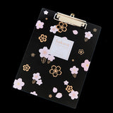 Starry Sky Series Writing Board Clip Kids Stationery A4 Paper Acrylic Pad Splint Transparent Feather Clipboard School Supplies