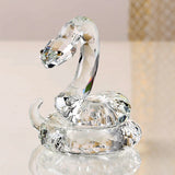 Crystal Dog Figurine for Birthday Gifts Chinese Zodiac Animal Art Craft Lucky Fortune Desktop Decor for Home Office Display