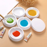 AOOKMIYA New Multi-layer Imitation Porcelain Palette with Cover Calligraphy Ink Plate Paint Box Watercolor Painting Palette Art Supplies