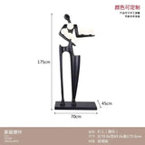 Hotel Lobby Large Figure Floor Ornaments Sales Office Model Room Window Abstract Art Soft Decoration Sculpture