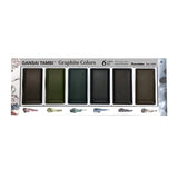 AOOKMIYA Japan Imported Kuretake Graphite Color Watercolor 6 Color Set Painting Material Matte Texture Pigment Artist's Art Supplies